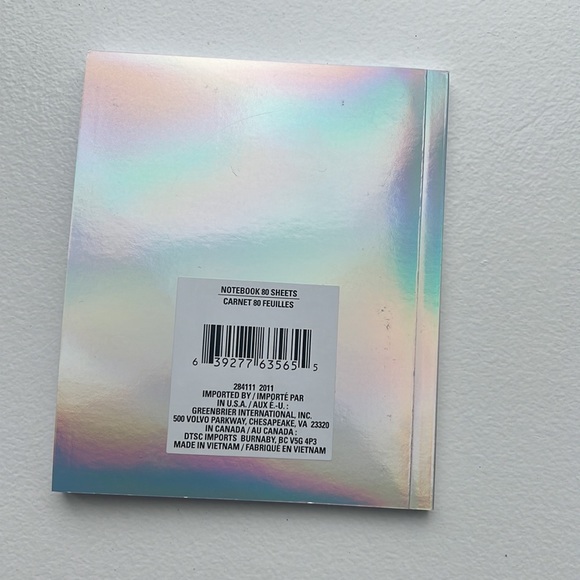 NWT Break The Rules Holographic Notebook - Picture 2 of 3